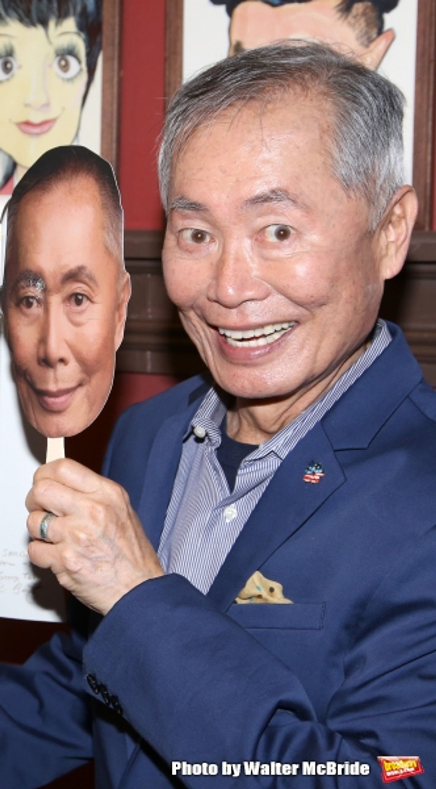 Photo Coverage: George Takei Celebrates His New Sardi's Portrait with His ALLEGIANCE Cast! Image