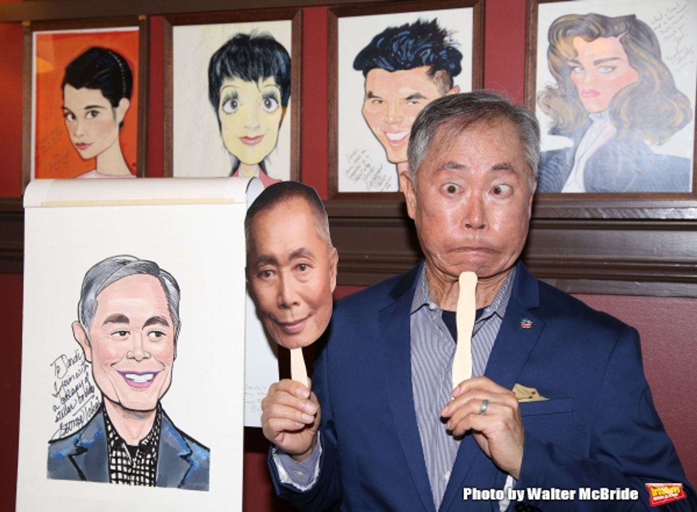 Photo Coverage: George Takei Celebrates His New Sardi's Portrait with His ALLEGIANCE Cast! Image