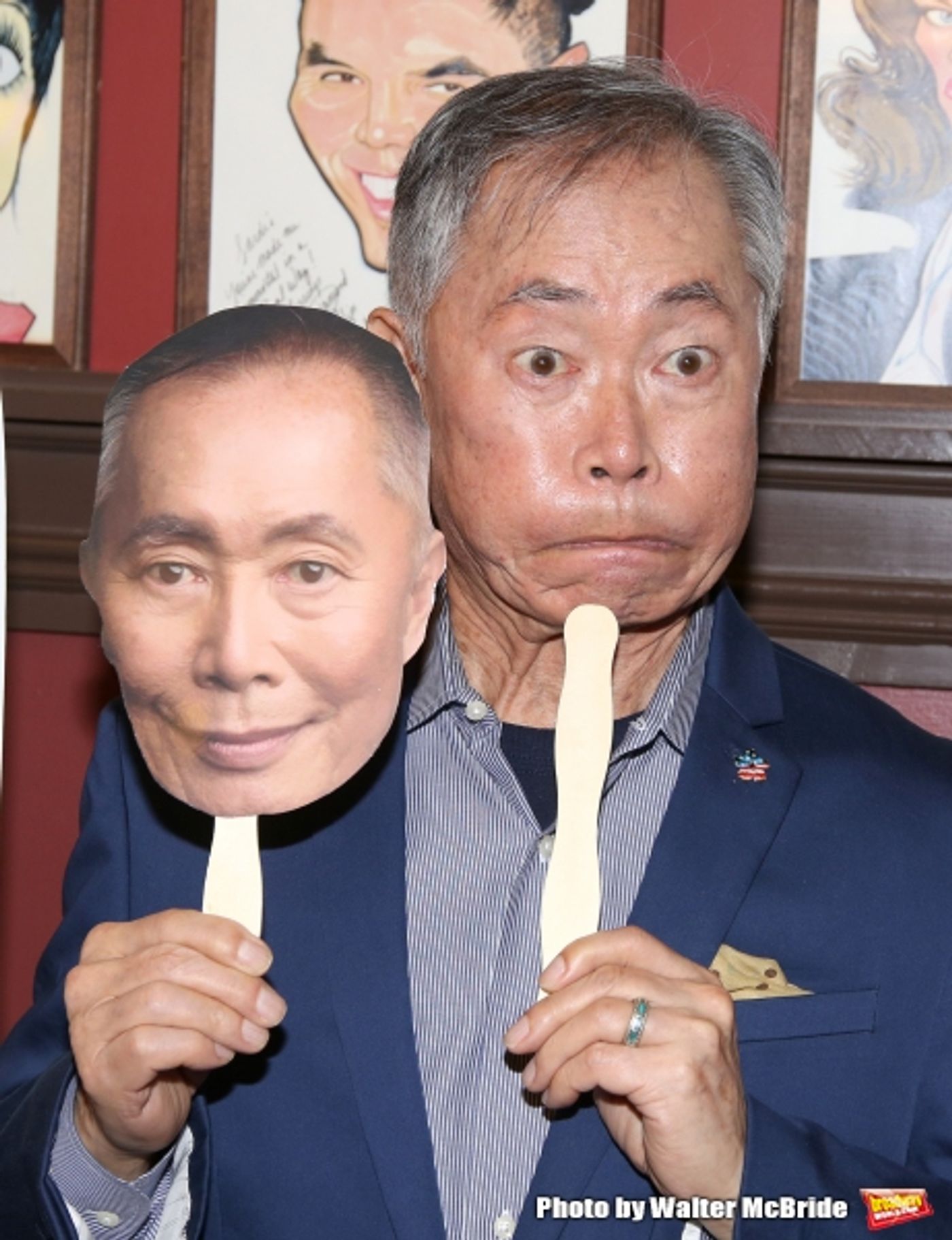 Photo Coverage: George Takei Celebrates His New Sardi's Portrait with His ALLEGIANCE Cast! Image