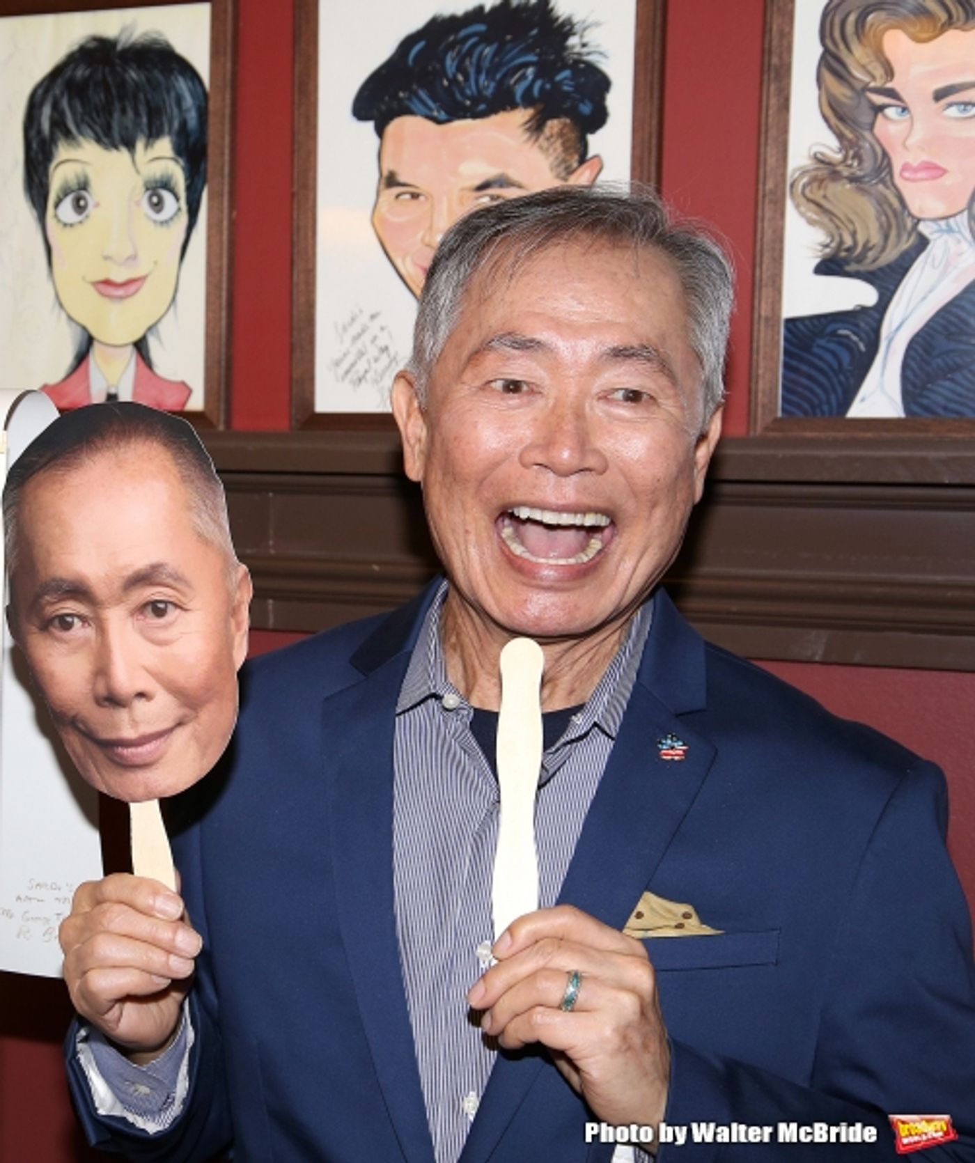 Photo Coverage: George Takei Celebrates His New Sardi's Portrait with His ALLEGIANCE Cast! Image