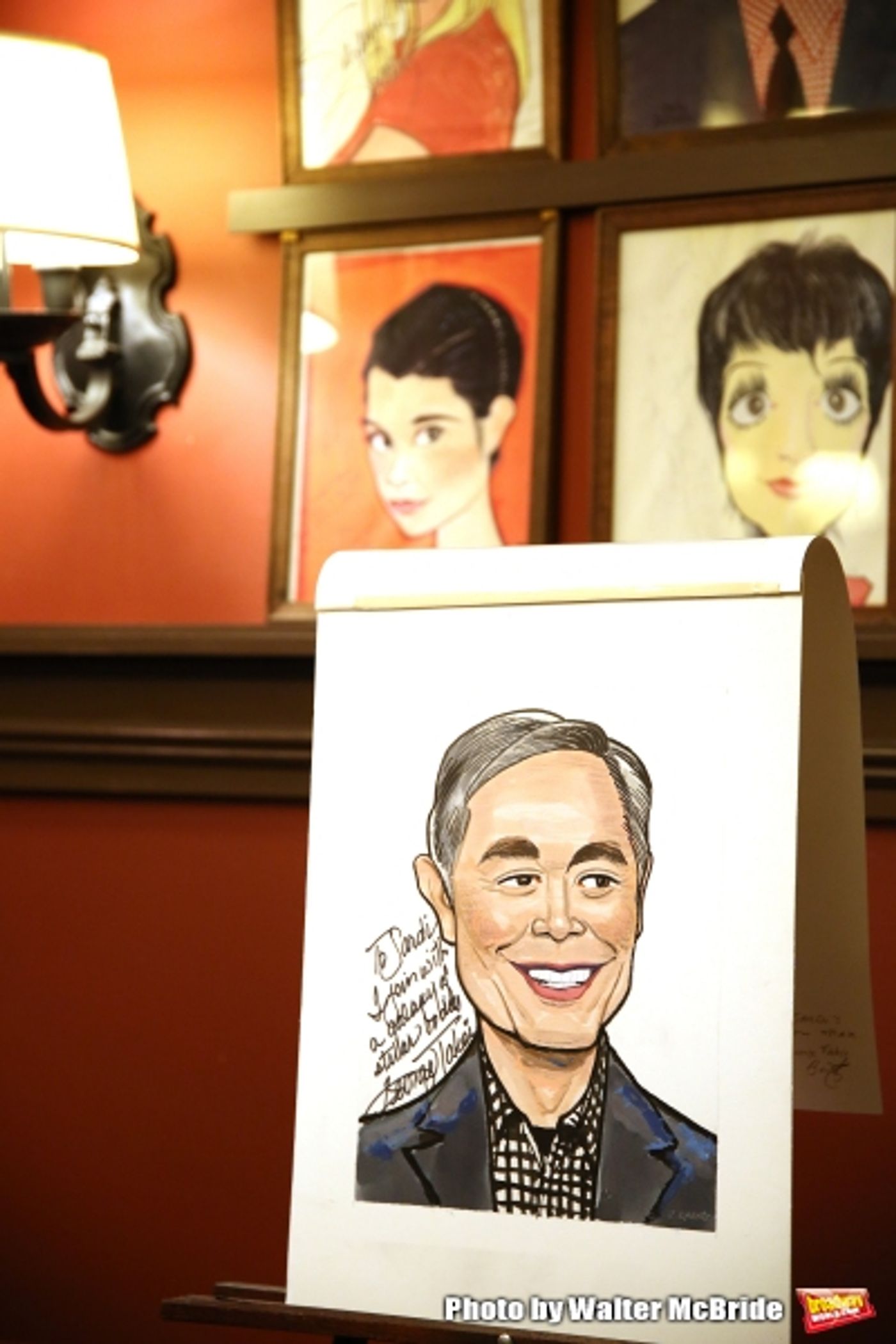 Photo Coverage: George Takei Celebrates His New Sardi's Portrait with His ALLEGIANCE Cast! Image