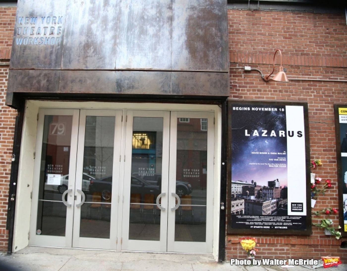 Photo Coverage: Fans Tribute David Bowie Outside of LAZARUS Photo Coverage: Fans Tribute David Bowie Outside of LAZARUS Image