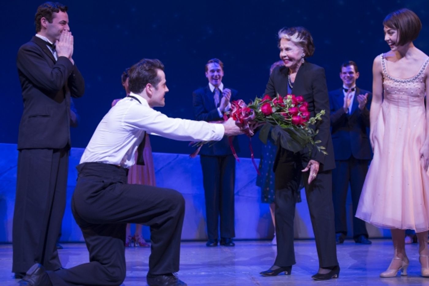 Photo Coverage: Original AN AMERICAN IN PARIS Star Leslie Caron Takes a Broadway Bow! Image