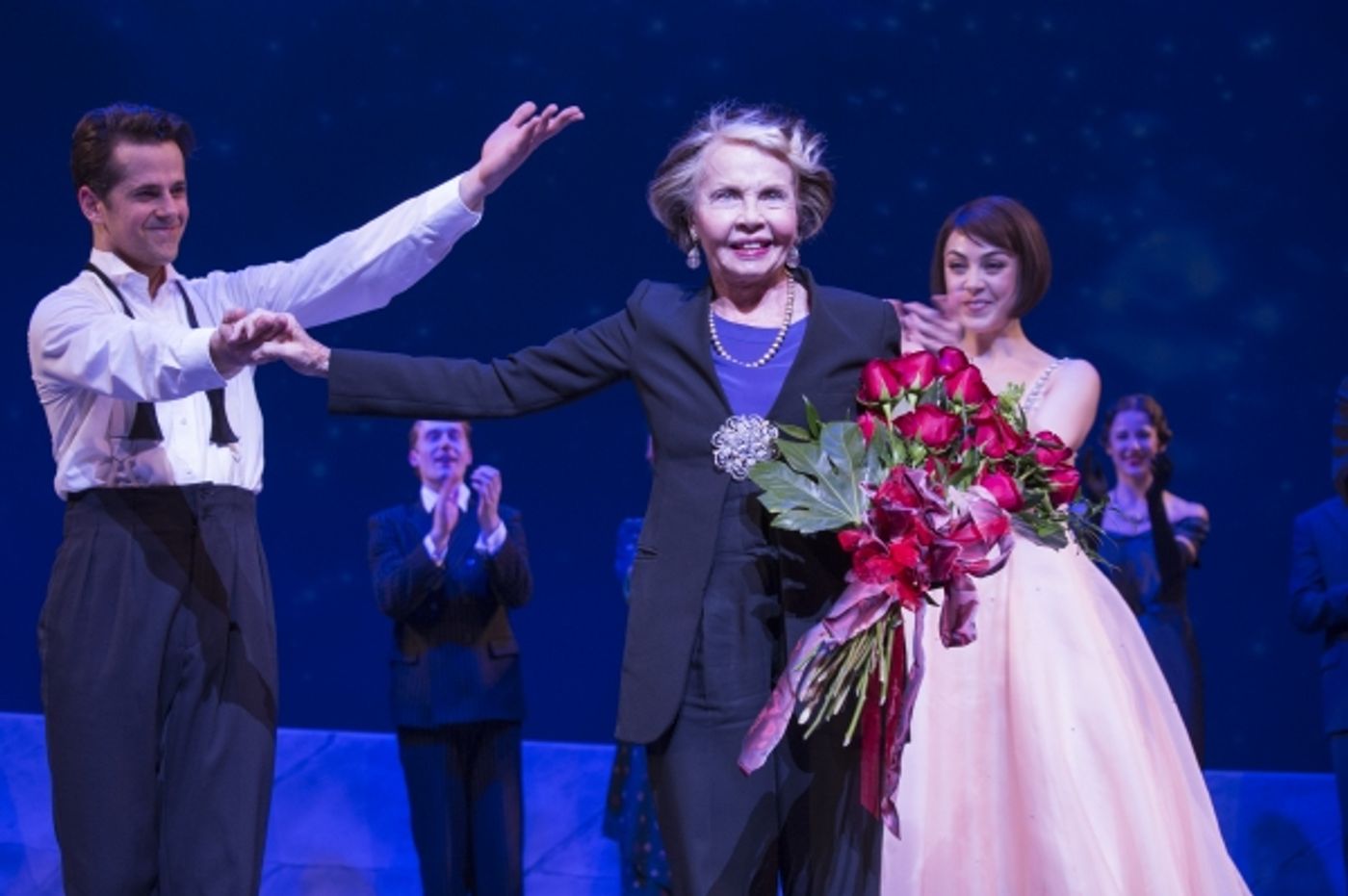 Photo Coverage: Original AN AMERICAN IN PARIS Star Leslie Caron Takes a Broadway Bow! Image