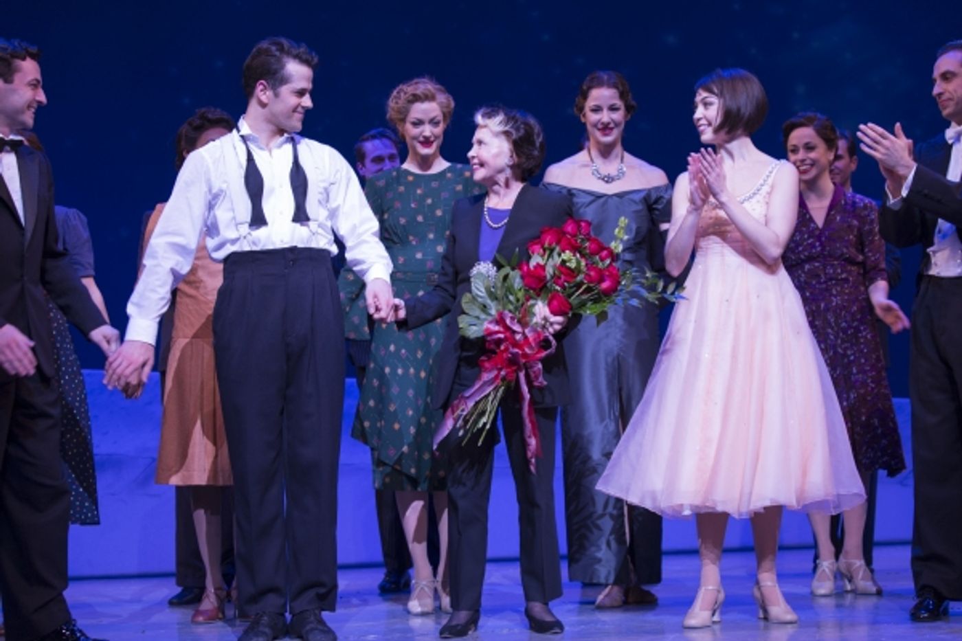 Photo Coverage: Original AN AMERICAN IN PARIS Star Leslie Caron Takes a Broadway Bow! Image