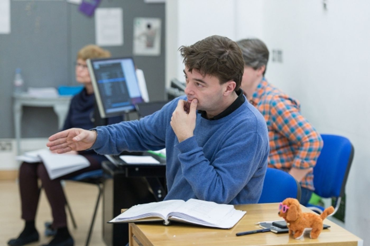 Photo Flash: In Rehearsal with Claire Skinner and More for RABBIT HOLE at Hampstead Theatre  Image