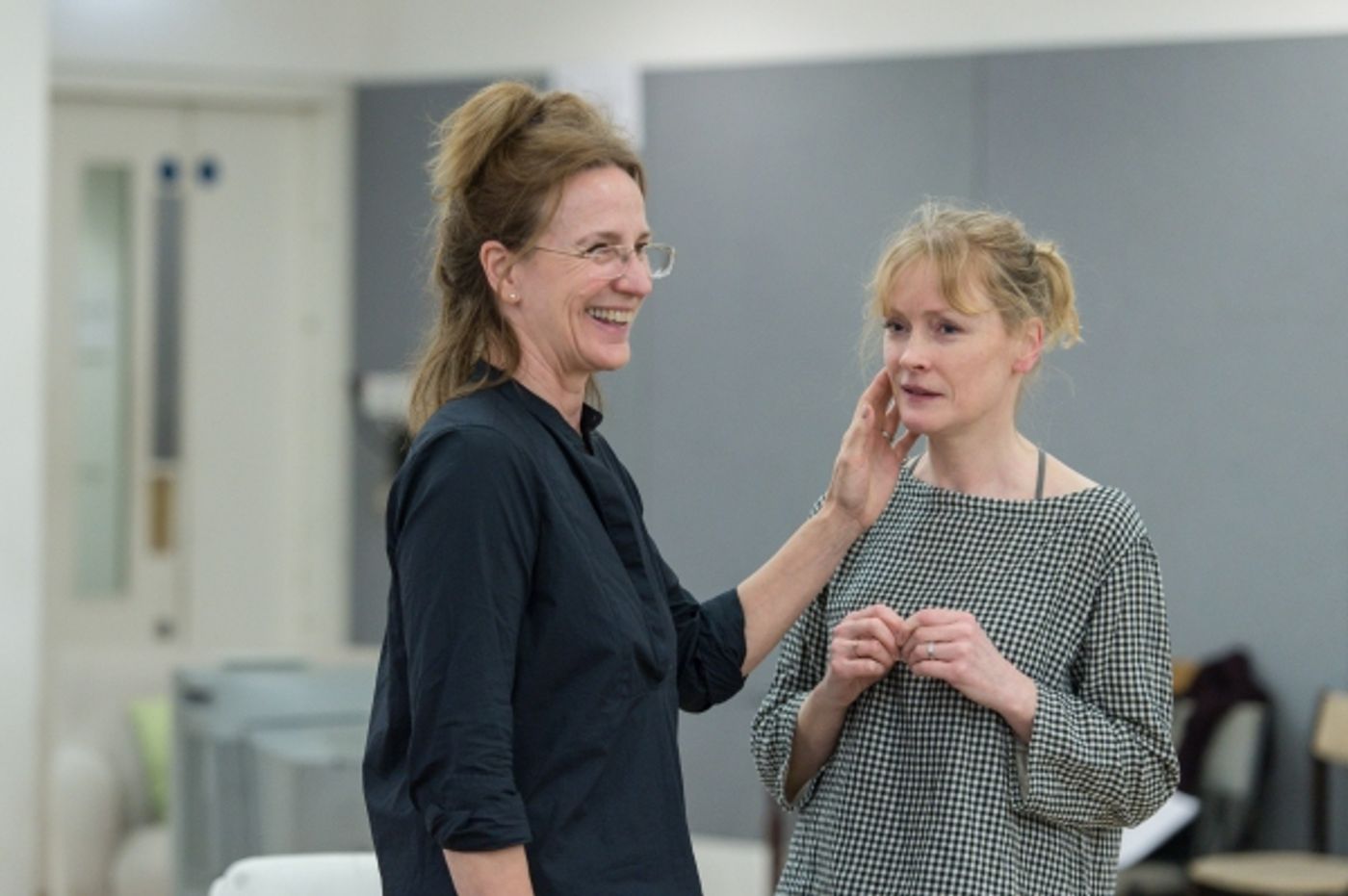 Photo Flash: In Rehearsal with Claire Skinner and More for RABBIT HOLE at Hampstead Theatre  Image