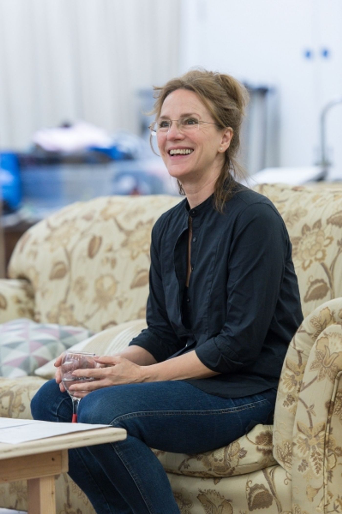 Photo Flash: In Rehearsal with Claire Skinner and More for RABBIT HOLE at Hampstead Theatre  Image