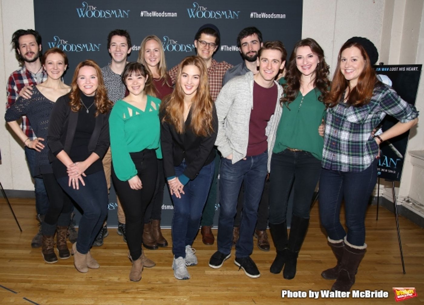Photo Coverage: Cast of Off-Broadway's THE WOODSMAN Meets the Press  Image