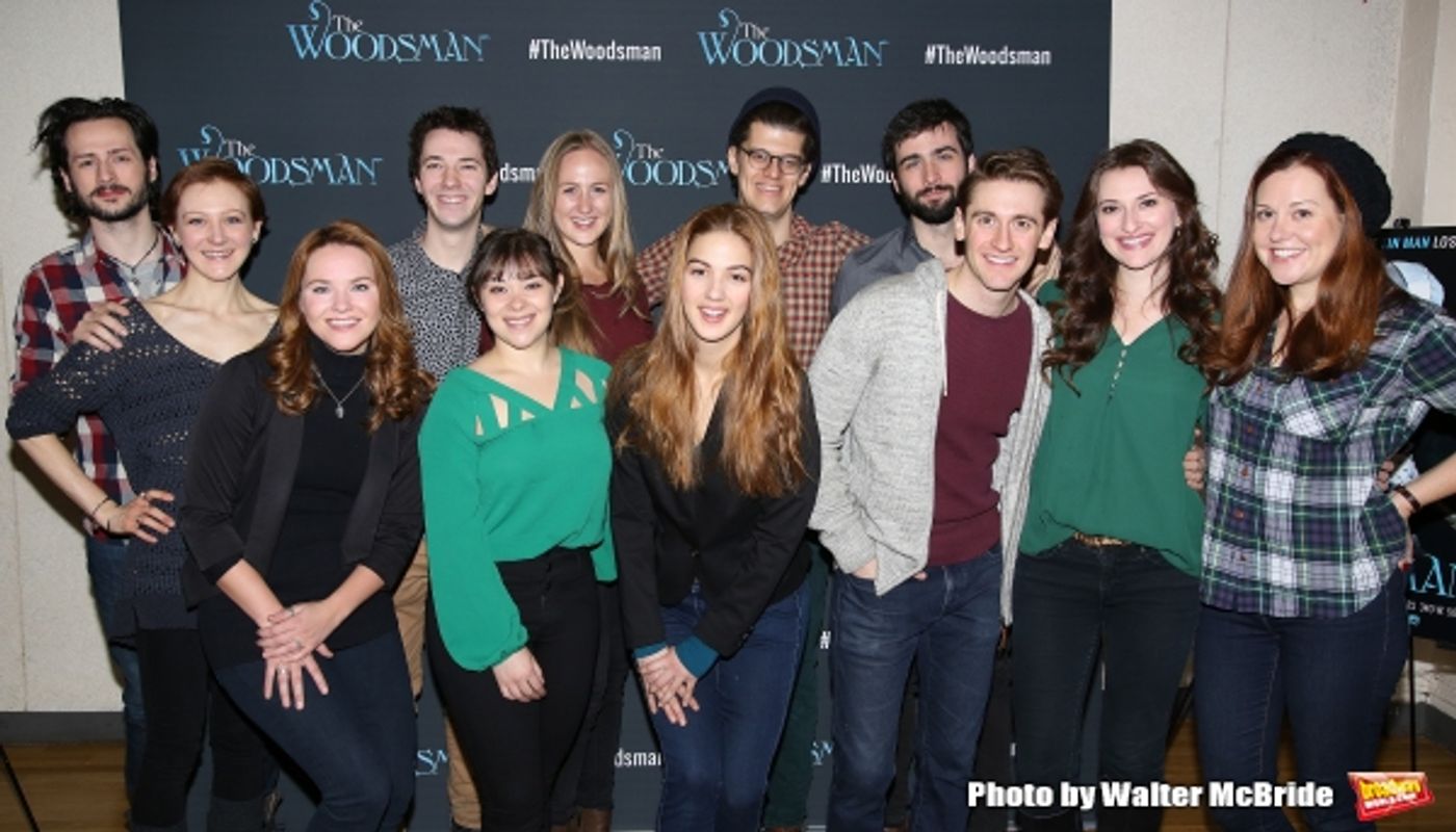 Photo Coverage: Cast of Off-Broadway's THE WOODSMAN Meets the Press  Image