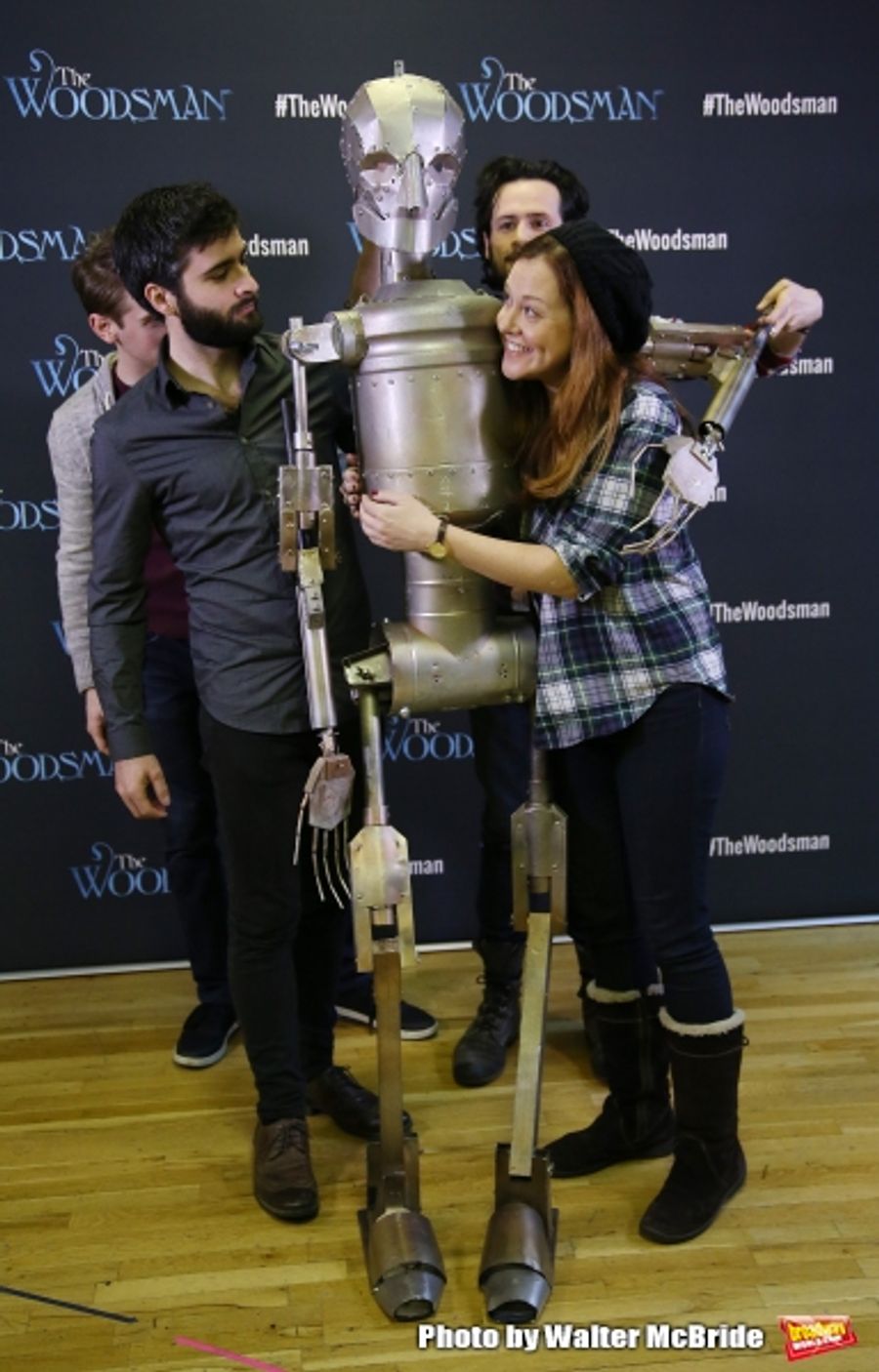 Photo Coverage: Cast of Off-Broadway's THE WOODSMAN Meets the Press Image