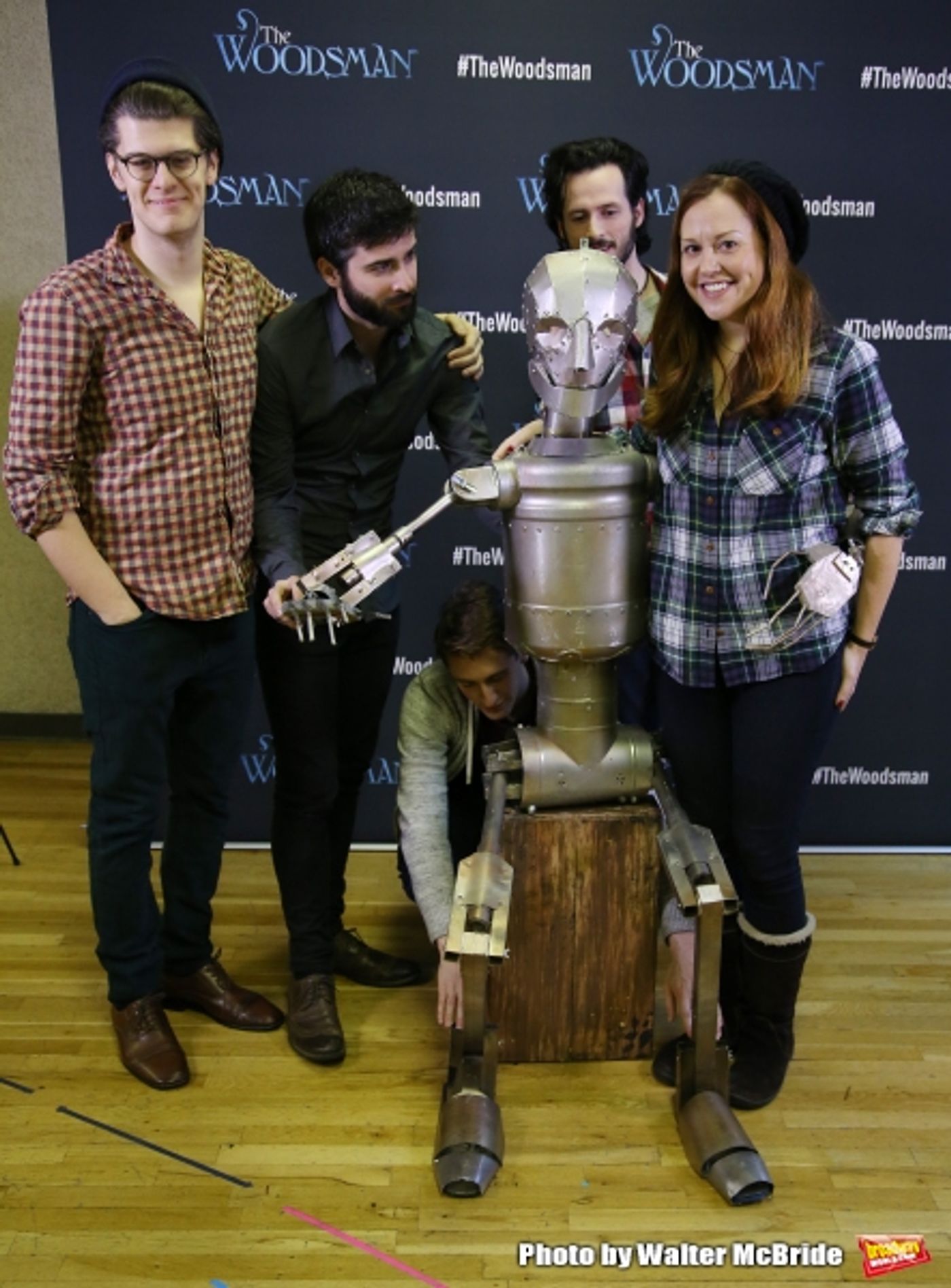 Photo Coverage: Cast of Off-Broadway's THE WOODSMAN Meets the Press  Image