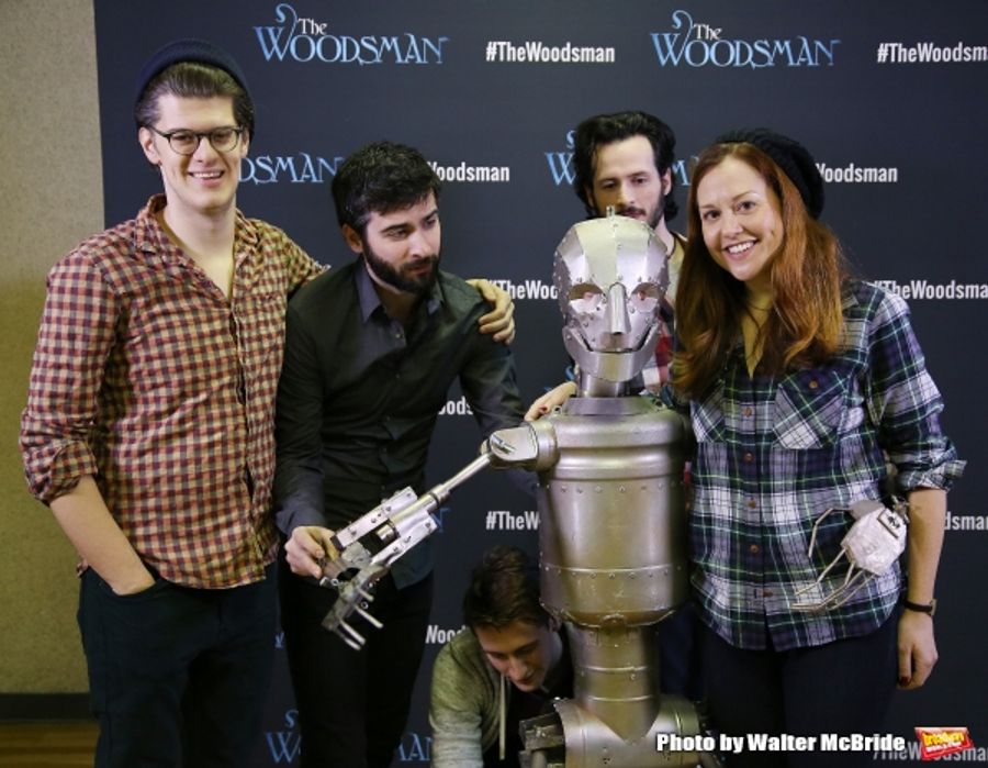 Photo Coverage: Cast of Off-Broadway's THE WOODSMAN Meets the Press Image