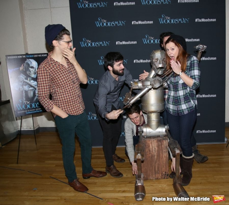 Photo Coverage: Cast of Off-Broadway's THE WOODSMAN Meets the Press Image