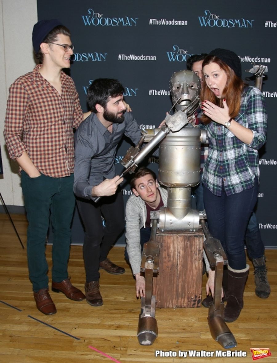 Photo Coverage: Cast of Off-Broadway's THE WOODSMAN Meets the Press Image