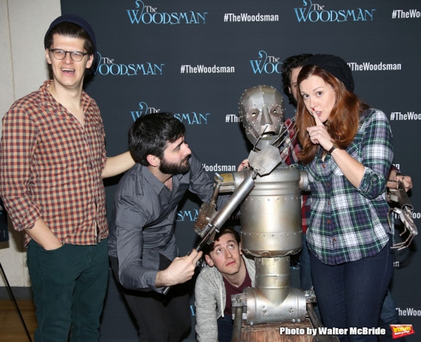 Photo Coverage: Cast of Off-Broadway's THE WOODSMAN Meets the Press  Image