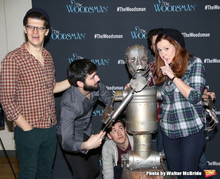 Photo Coverage: Cast of Off-Broadway's THE WOODSMAN Meets the Press Image