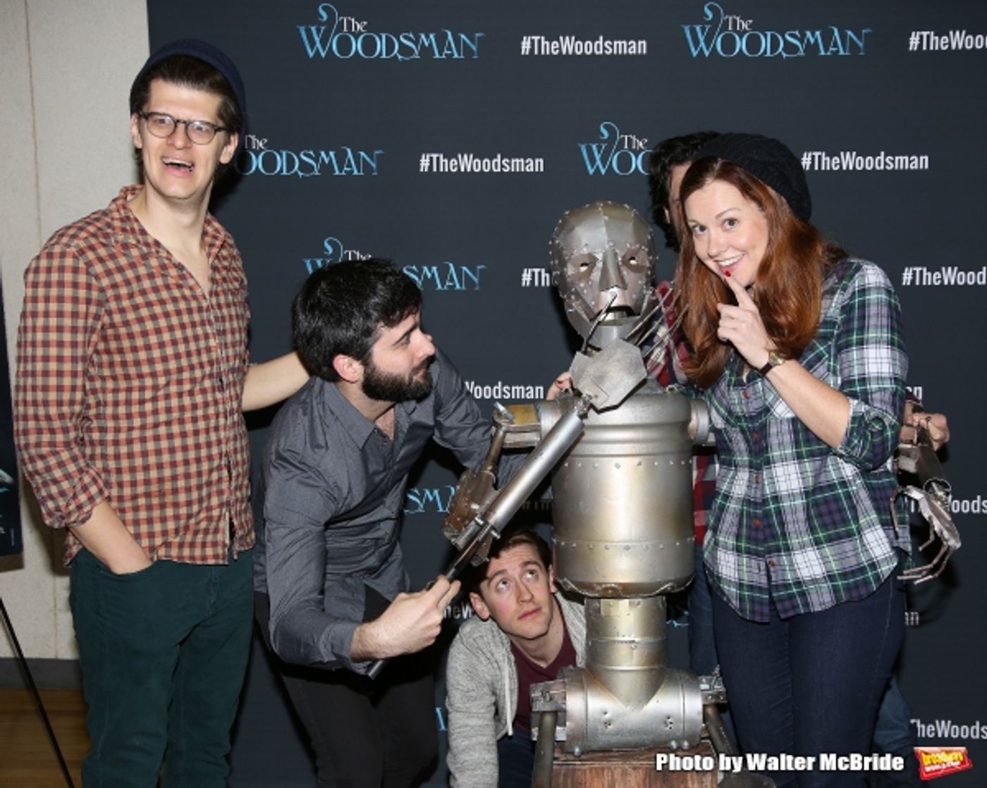 Photo Coverage: Cast of Off-Broadway's THE WOODSMAN Meets the Press  Image