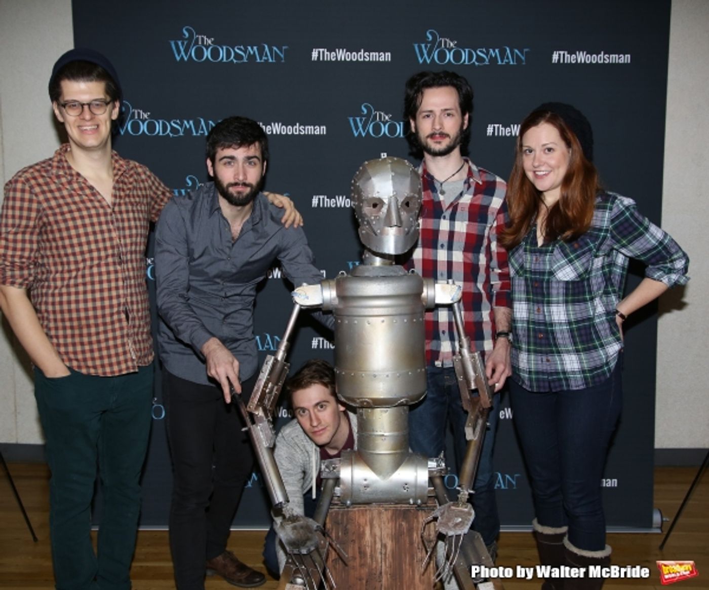 Photo Coverage: Cast of Off-Broadway's THE WOODSMAN Meets the Press  Image