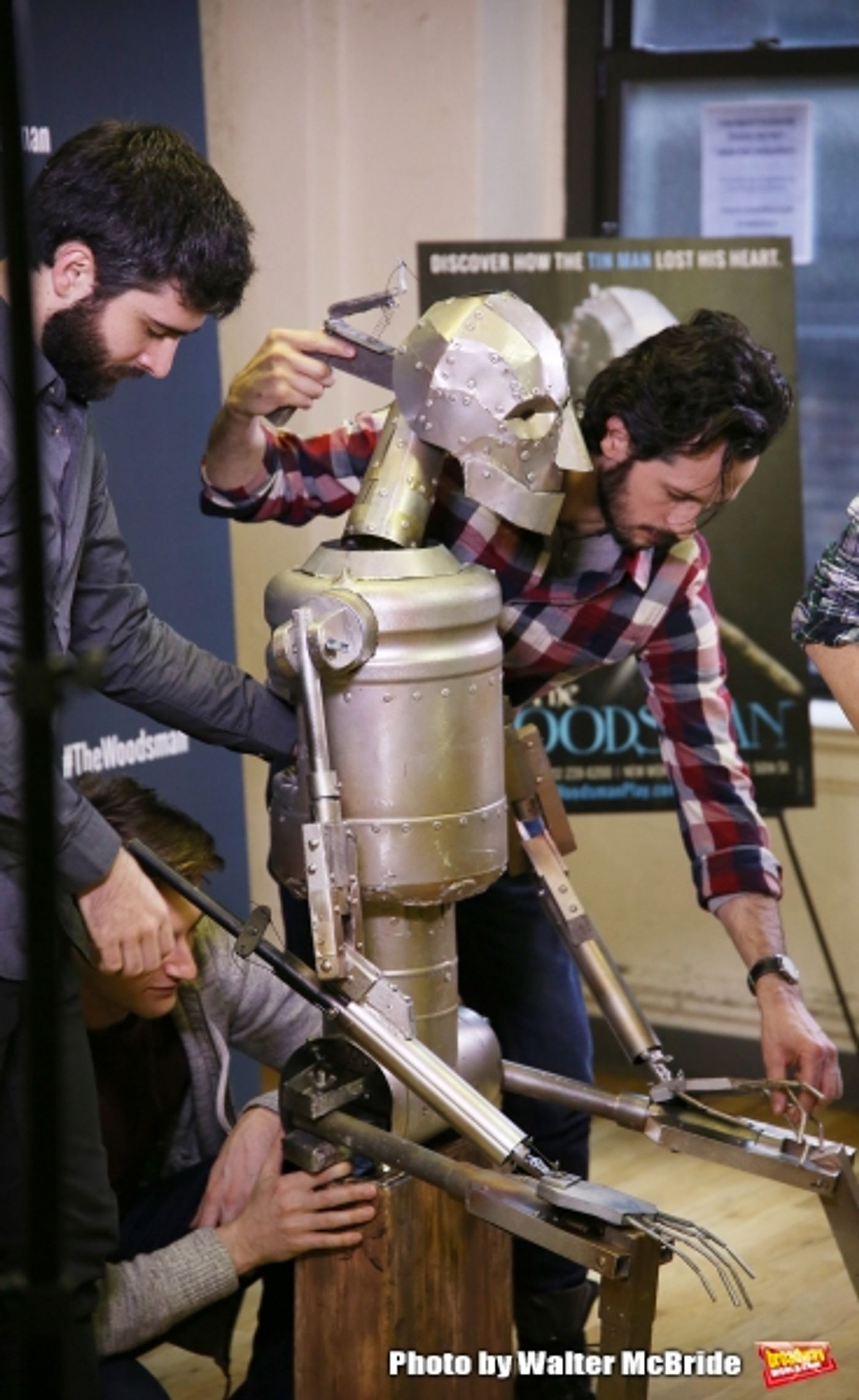 Photo Coverage: Cast of Off-Broadway's THE WOODSMAN Meets the Press  Image