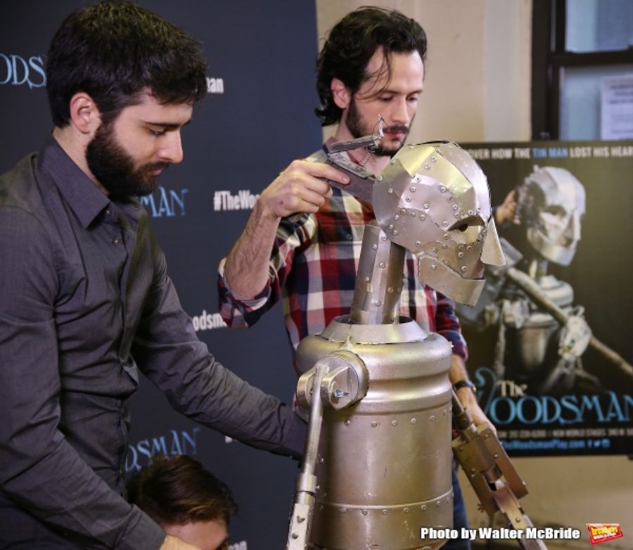 Photo Coverage: Cast of Off-Broadway's THE WOODSMAN Meets the Press Image