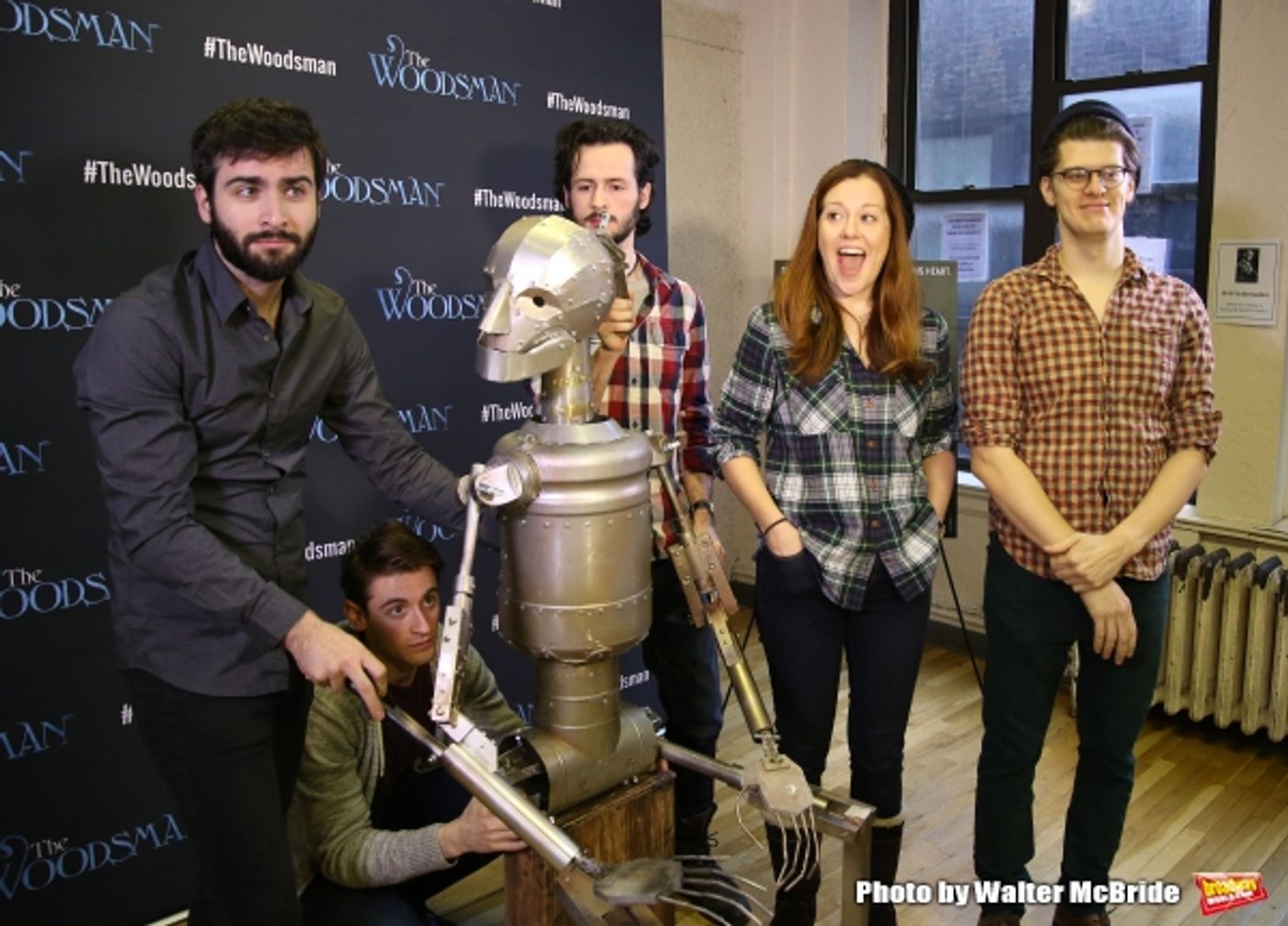 Photo Coverage: Cast of Off-Broadway's THE WOODSMAN Meets the Press  Image