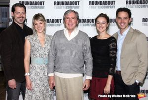 David Furr, actress Charlotte Parry, actor Brian Bedford, actress Sara Topham and actor Santino Fontana.attends the Meet & Greet the cast of the Roundabout Theatre Company''s Broadway Production of ''The Importance of Being Earnest'' in New York Ci @ BroadwayWorld David Furr, actress Charlotte Parry, actor Brian Bedford, actress Sara Topham and act Photo