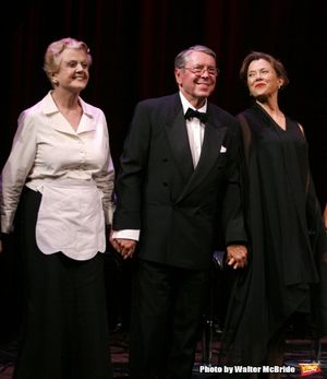 Angela Lansbury, Brian Bedford, Annette Bening, .during the Curtain Call for The Actors Fund One Night Only Benefit of ALL ABOUT EVE at the Eugene O''Neill Theatre in New York City..November 10, 2008. @ BroadwayWorld Angela Lansbury, Brian Bedford, Annette Bening, .during the Curtain Call for The Acto Photo