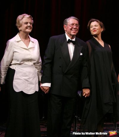 Angela Lansbury, Brian Bedford, Annette Bening, .during the Curtain Call for The Acto Photo