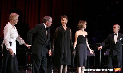 Angela Lansbury, Brian Bedford, Annette Bening, Keri Russell, Joel Grey.during the Cu Photo