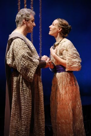 Paul O''Brien as Creon and Winsome Brown as Eurydice Photo