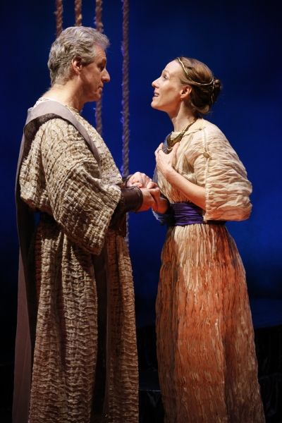 Paul O''Brien as Creon and Winsome Brown as Eurydice Photo