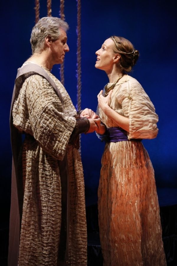 Paul O''Brien as Creon and Winsome Brown as Eurydice Photo