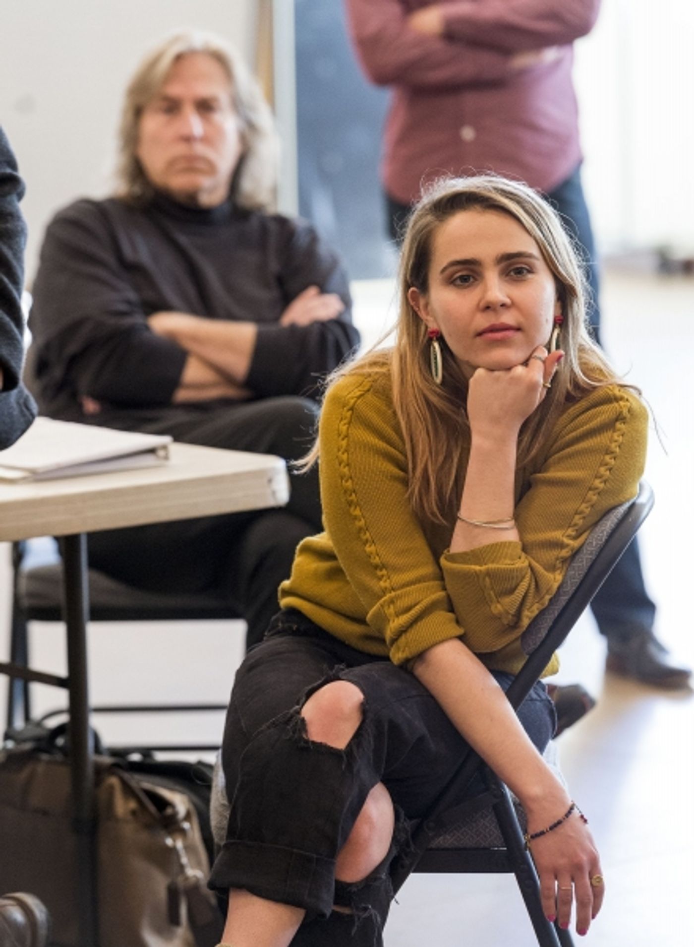 Photo Flash: Sneak Peek at Sharon Lawrence, Mae Whitman and More in Rehearsal for THE MYSTERY OF LOVE & SEX at the Taper  Image