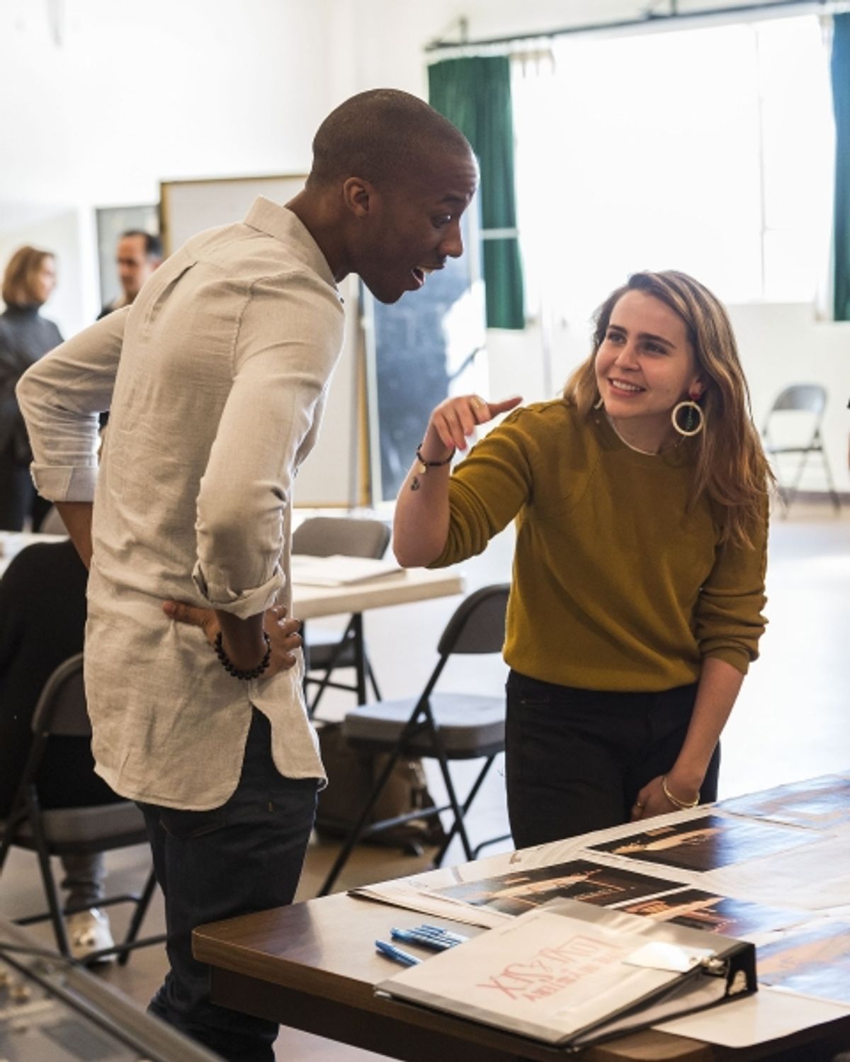 York Walker and Mae Whitman at 