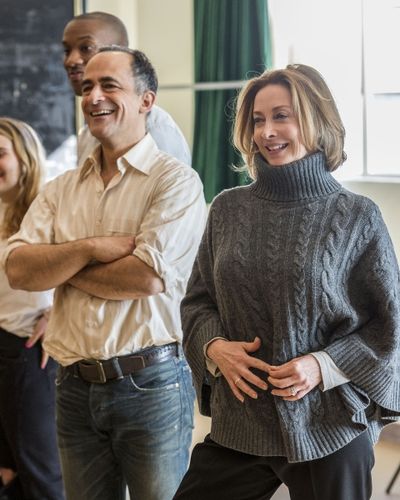 David Pittu and Sharon Lawrence Photo