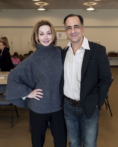Sharon Lawrence and David Pittu Photo