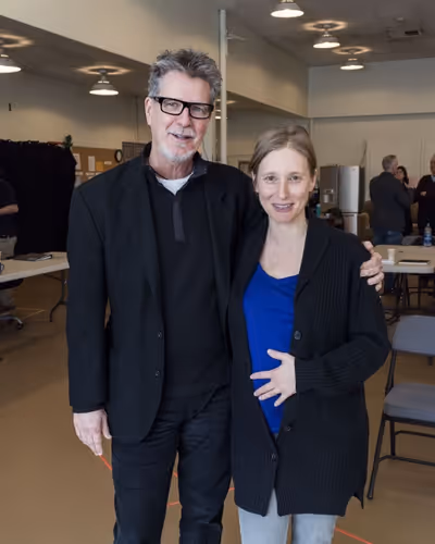 Robert Egan and Bathsheba Doran Photo