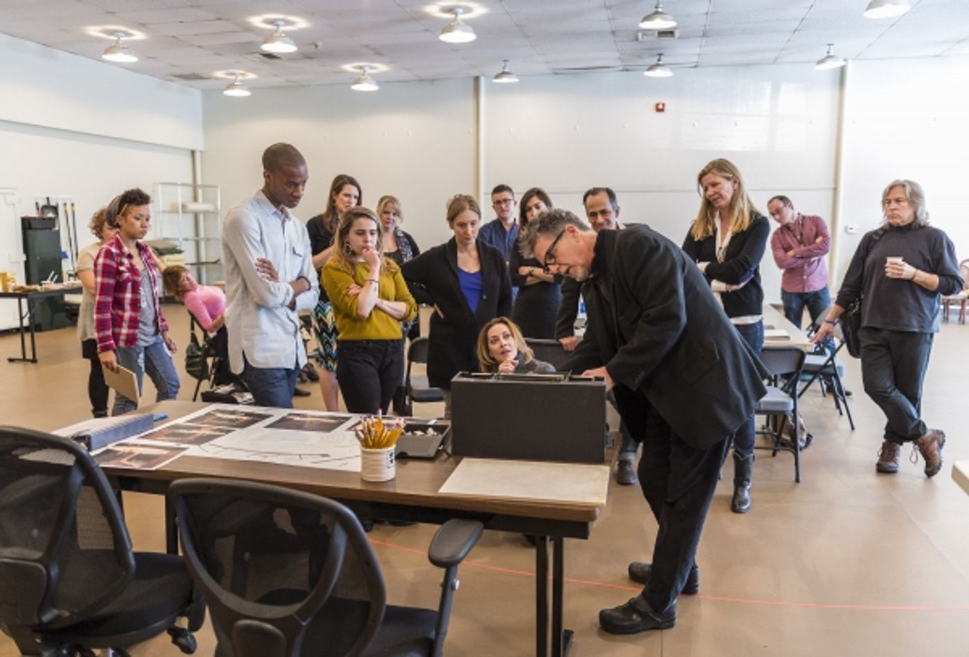 Photo Flash: Sneak Peek at Sharon Lawrence, Mae Whitman and More in Rehearsal for THE MYSTERY OF LOVE & SEX at the Taper  Image