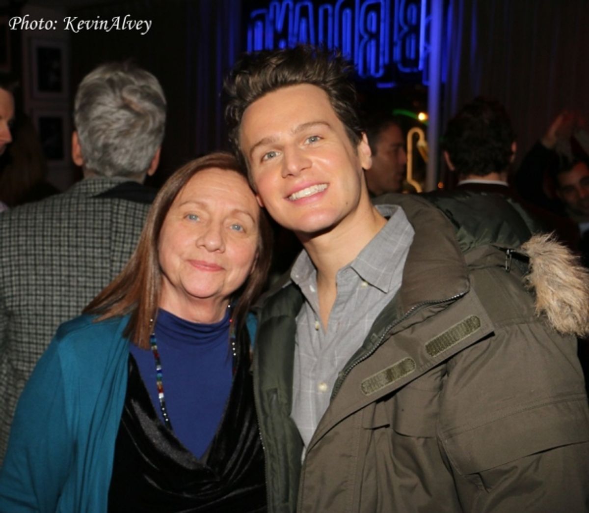 Dale Soules and Jonathan Groff at 