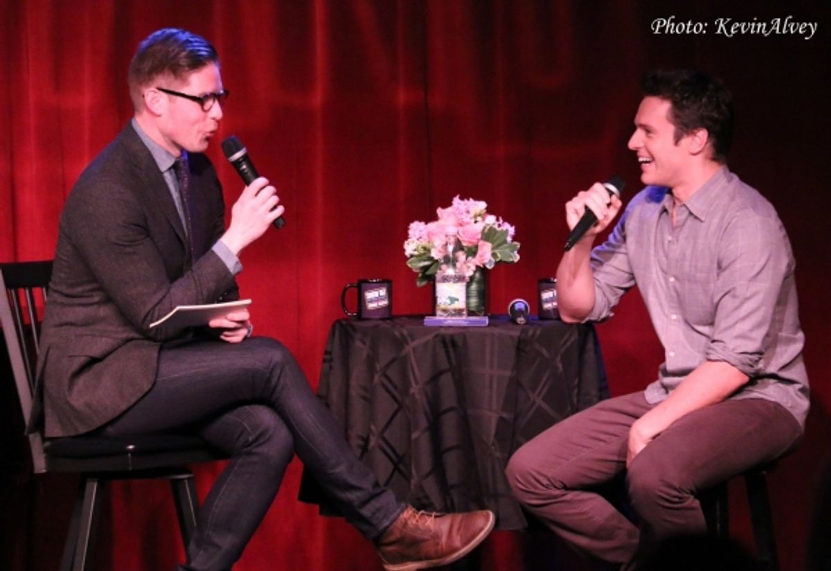 Frank DiLella and Jonathan Groff at 