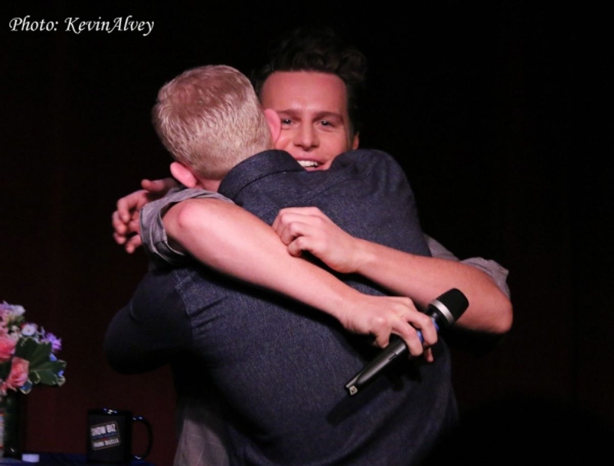 Jonathan Groff and Russell Tovey at 