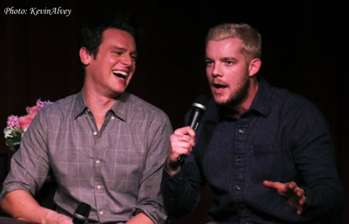 Jonathan Groff and Russell Tovey at 