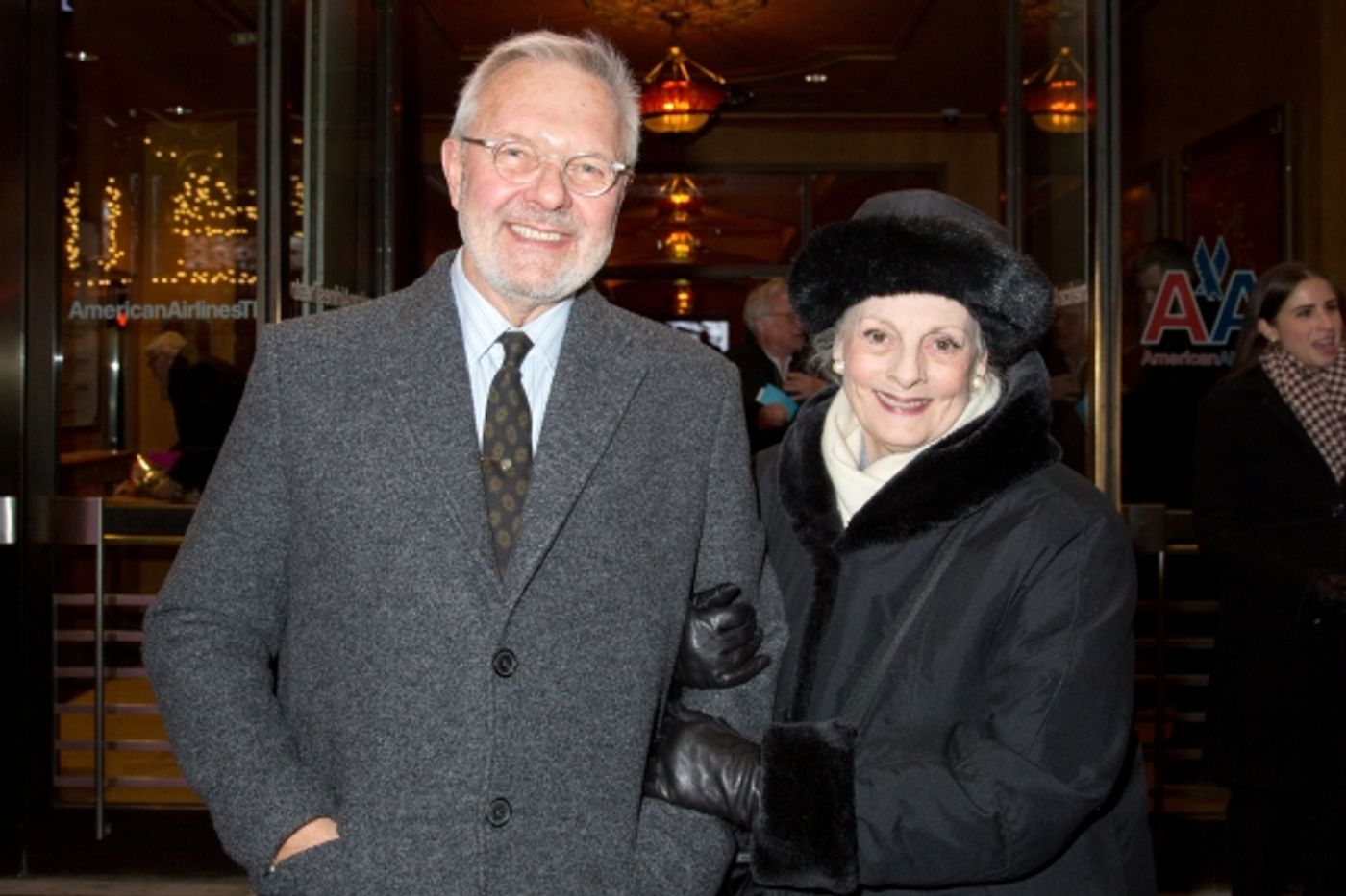 Photo Coverage: Laura Osnes, Joshua Henry, Sheldon Harnick, Joel Grey and More Walk the NOISES OFF Red Carpet Image