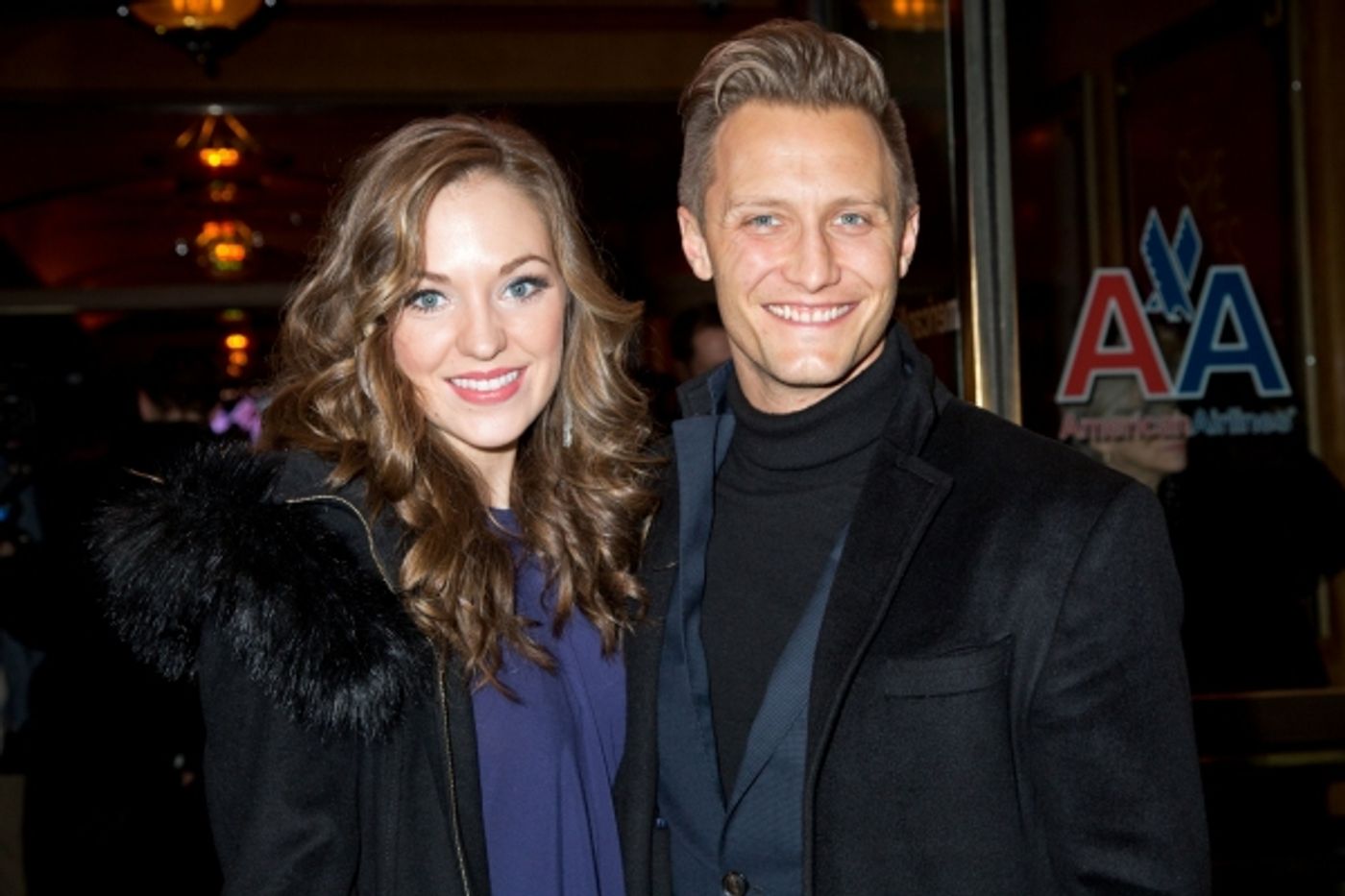 Photo Coverage: Laura Osnes, Joshua Henry, Sheldon Harnick, Joel Grey and More Walk the NOISES OFF Red Carpet Image