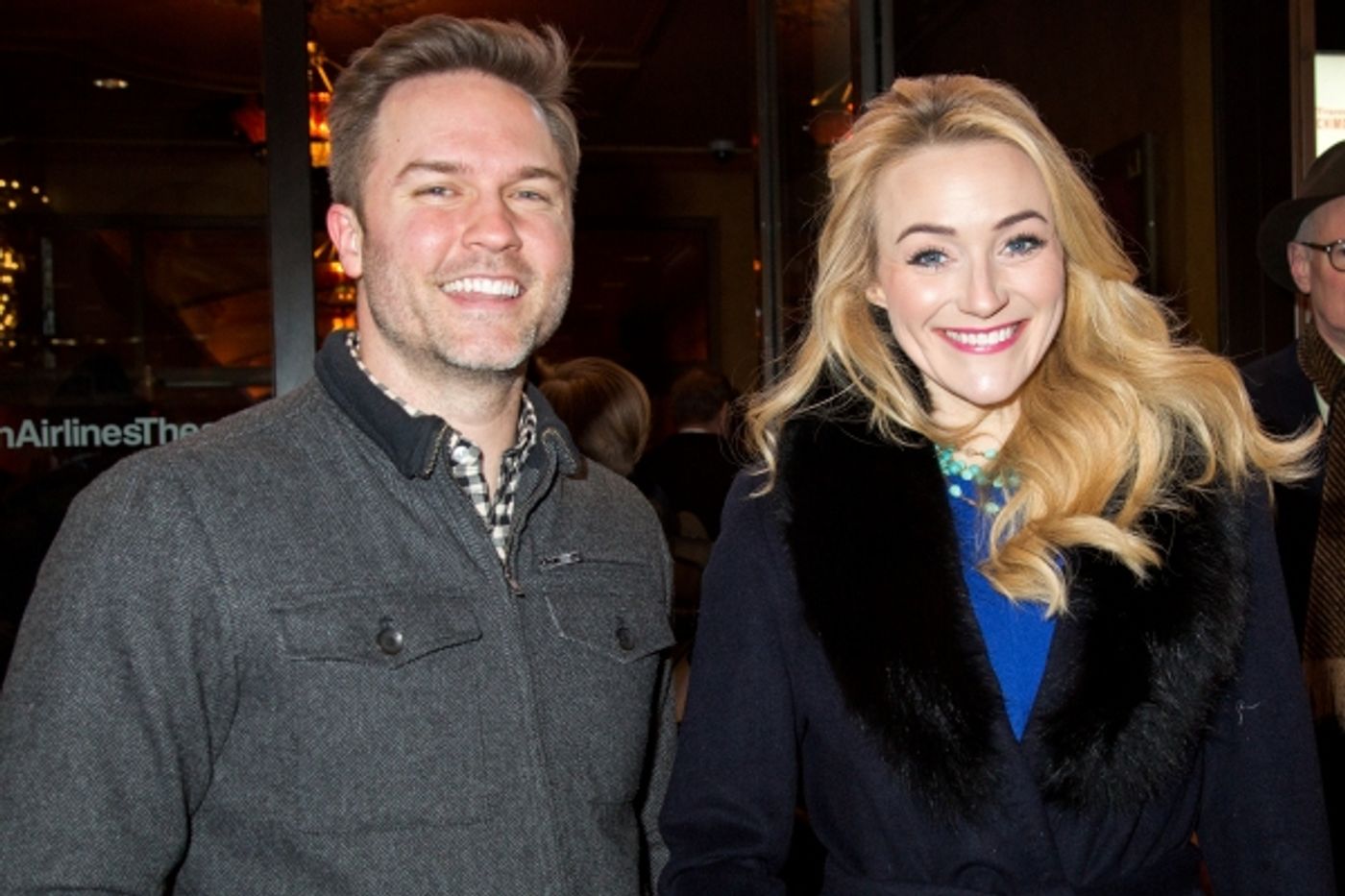 Photo Coverage: Laura Osnes, Joshua Henry, Sheldon Harnick, Joel Grey and More Walk the NOISES OFF Red Carpet Image