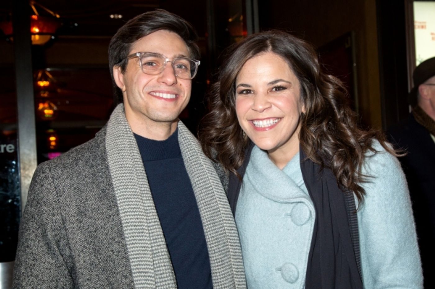 Photo Coverage: Laura Osnes, Joshua Henry, Sheldon Harnick, Joel Grey and More Walk the NOISES OFF Red Carpet Image