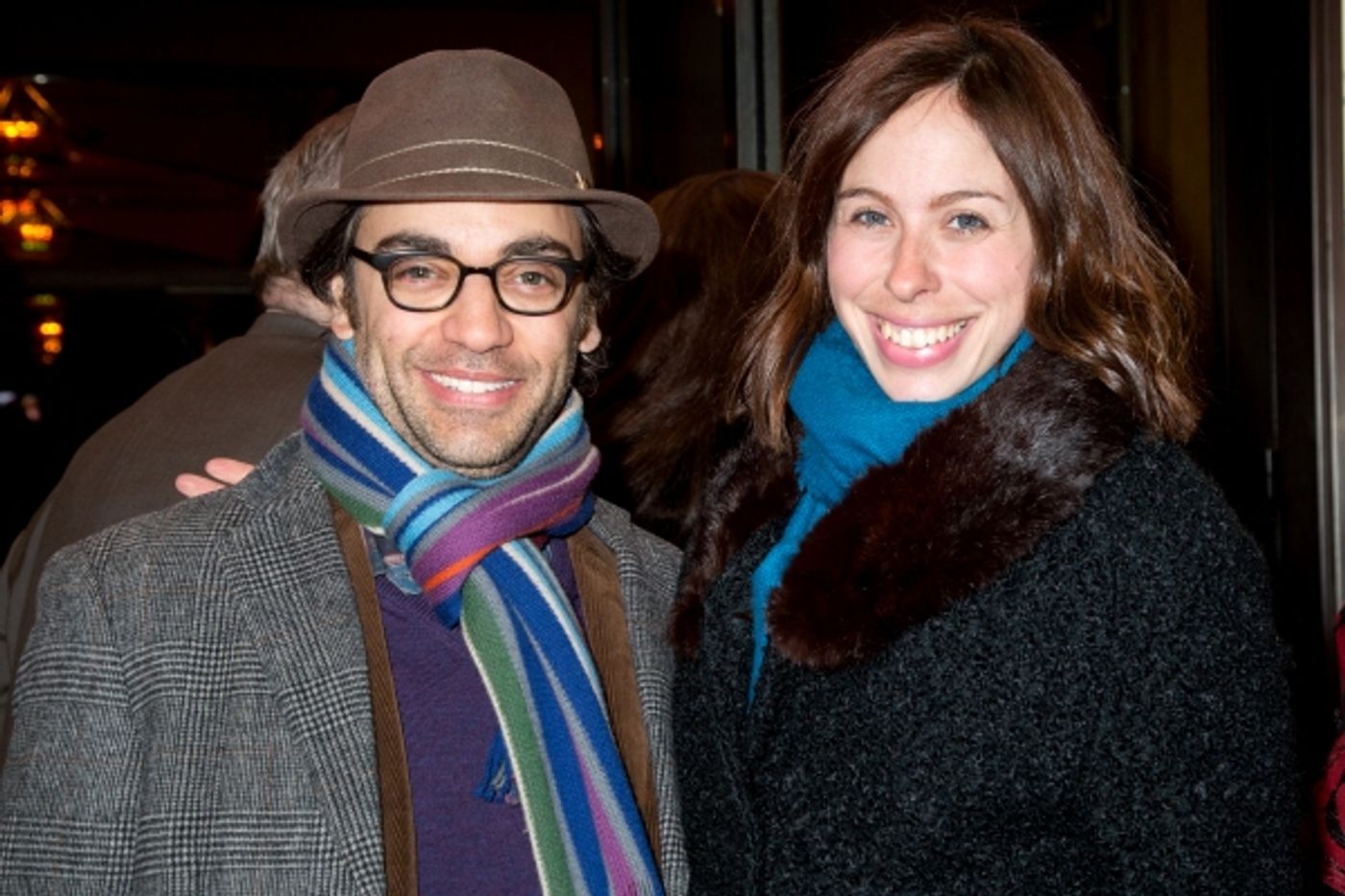 Photo Coverage: Laura Osnes, Joshua Henry, Sheldon Harnick, Joel Grey and More Walk the NOISES OFF Red Carpet Image