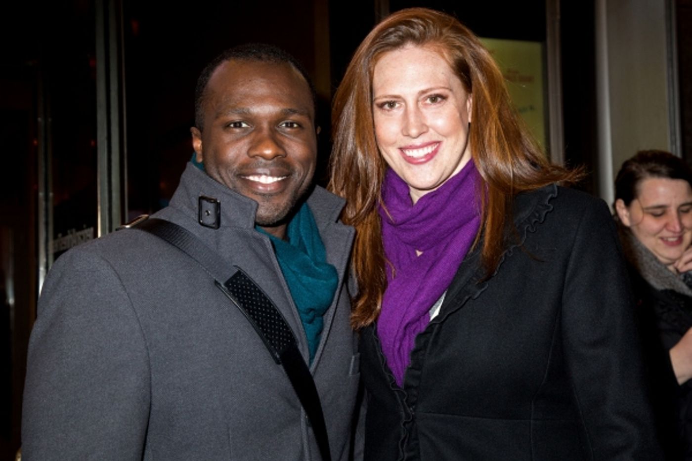Photo Coverage: Laura Osnes, Joshua Henry, Sheldon Harnick, Joel Grey and More Walk the NOISES OFF Red Carpet Image