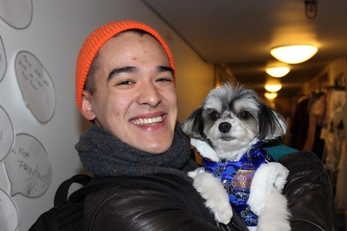 Photo Flash: Tinkerbelle the Dog Visits Hoon Lee and More at THE KING AND I  Image